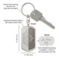 To My Bad Ass Daughter Keychain | Straighten Your Crown
