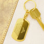 To My Bad Ass Daughter Keychain | Straighten Your Crown