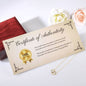 To Mom | I am What I am Because of You | Solid 10K Gold Pendant | Everlasting Love Necklace