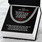 To My Husband | Cuban Link Chain | Life Gave Me You