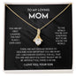 To My Loving Mom | Alluring Beauty Necklace |You Are My First | From Son