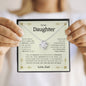 To My Daughter | Love Knot Necklace | Straighten Your Crown | From Dad
