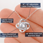 To My Daughter | Love Knot Necklace | Straighten Your Crown | From Dad