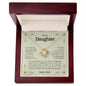 To My Daughter | Love Knot Necklace | Straighten Your Crown | From Dad