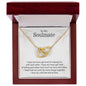 To My Soulmate | Interlocking Hearts necklace | Until The End Of Time