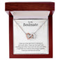 To My Soulmate | Interlocking Hearts necklace | Until The End Of Time