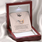 To My Beautiful Wife | Interlocking Hearts Necklace