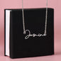 Personalized Signature Name Necklace, Dainty Name Jewelry | Gift For Her, Valentine's Day, Mother Day