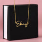 Personalized Signature Name Necklace, Dainty Name Jewelry | Gift For Her, Valentine's Day, Mother Day