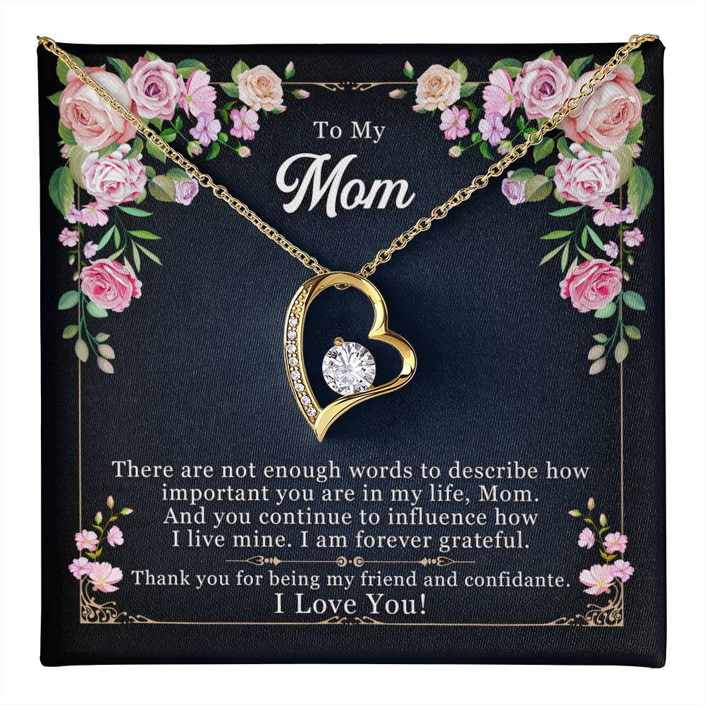 To Mom | I Love You | Forever Love Necklace | Mother's Day | Special Occasion