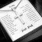 To My Son | Cross Necklace | I am Here | From Dad