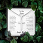 To My Son | Cross Necklace | I am Here | From Dad