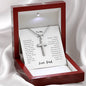 To My Son | Cross Necklace | I am Here | From Dad