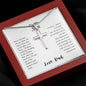 To My Son | Cross Necklace | I am Here | From Dad