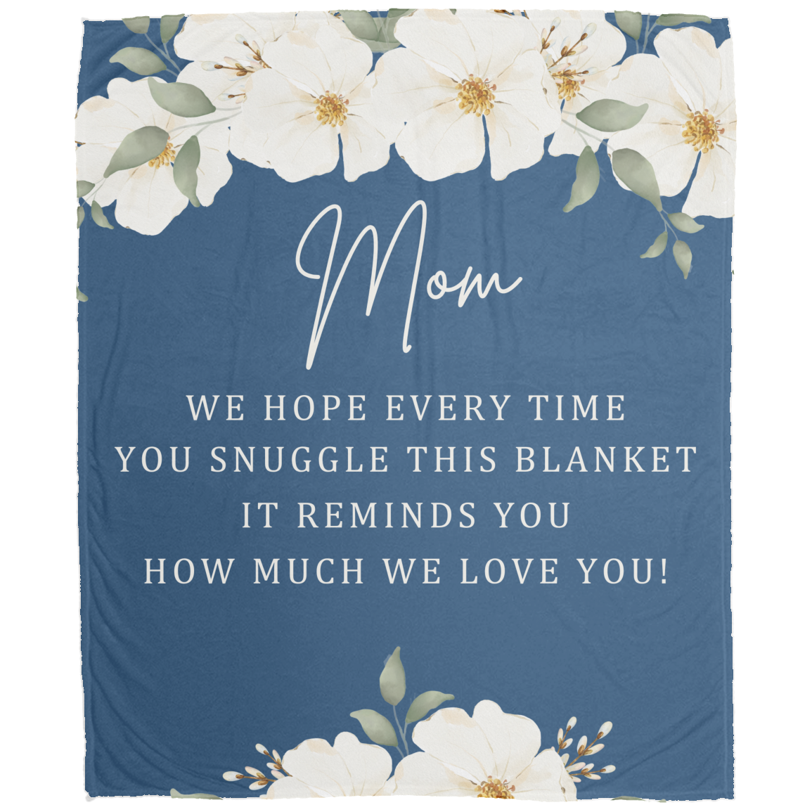 Mom Blanket | Cozy Plush Fleece Blanket 50x60 | Mother's Day | Birthday