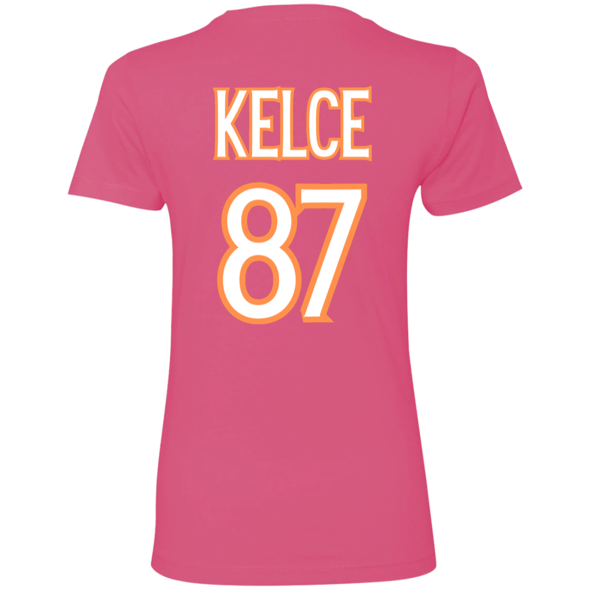 Swifty Karma Kelce Football Love | Jersey # On Back | Ladies' Boyfriend T-Shirt