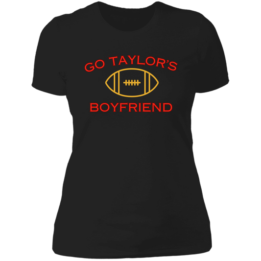 Go Taylor's Boyfriend | Plain Back |Ladies' Boyfriend T-Shirt