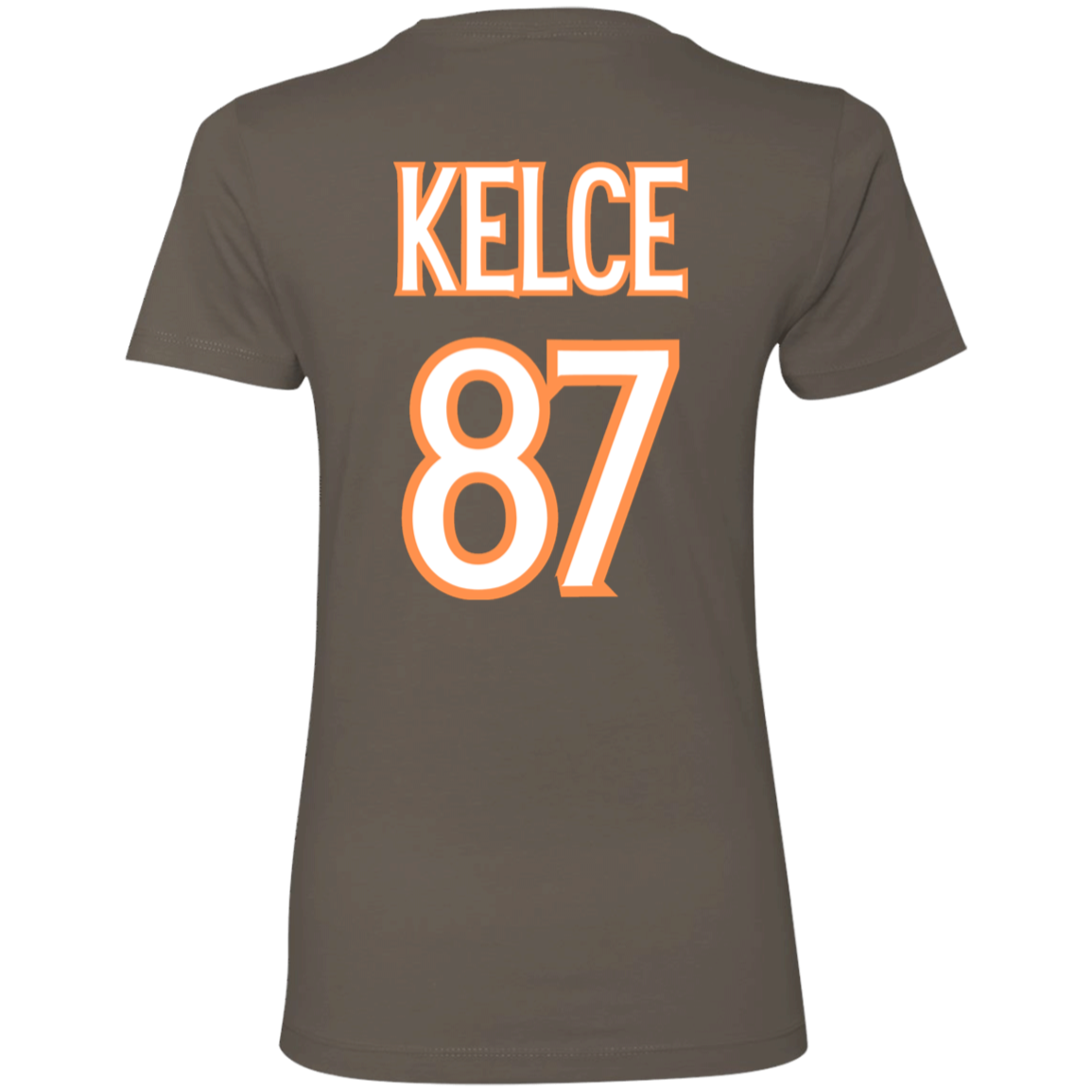 Swifty Karma Kelce Football Love | Jersey # On Back | Ladies' Boyfriend T-Shirt