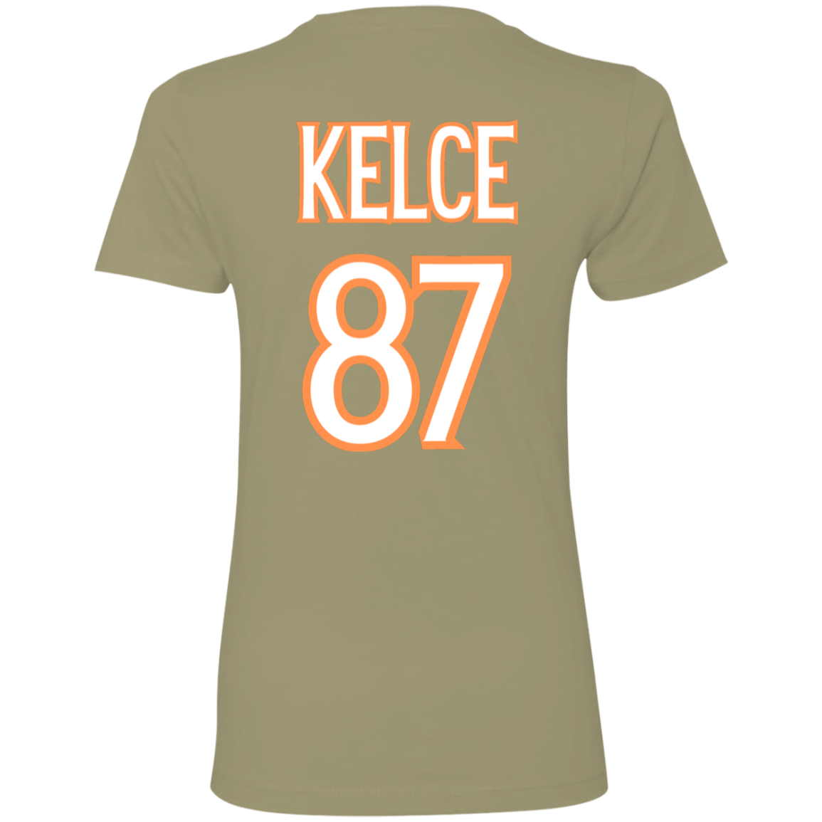 Swifty Karma Kelce Football Love | Jersey # On Back | Ladies' Boyfriend T-Shirt