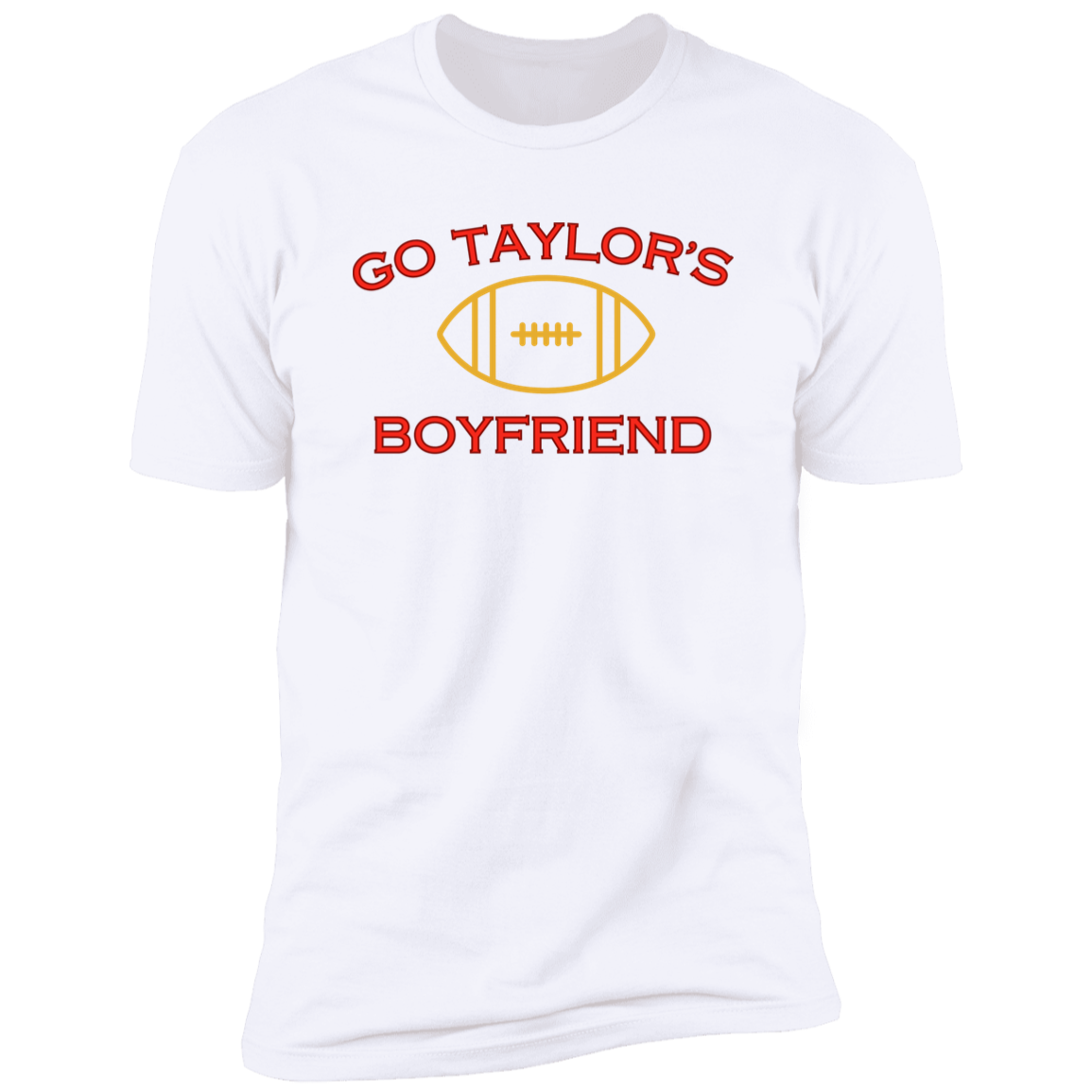 Go Taylor's Boyfriend | Plain Back |Men's Premium Short Sleeve T-Shirt