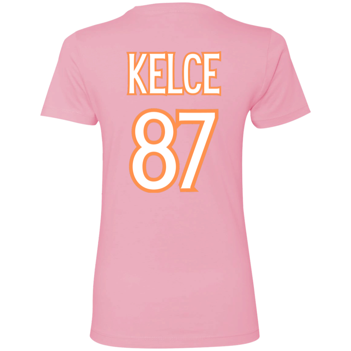 Swifty Karma Kelce Football Love | Jersey # On Back | Ladies' Boyfriend T-Shirt