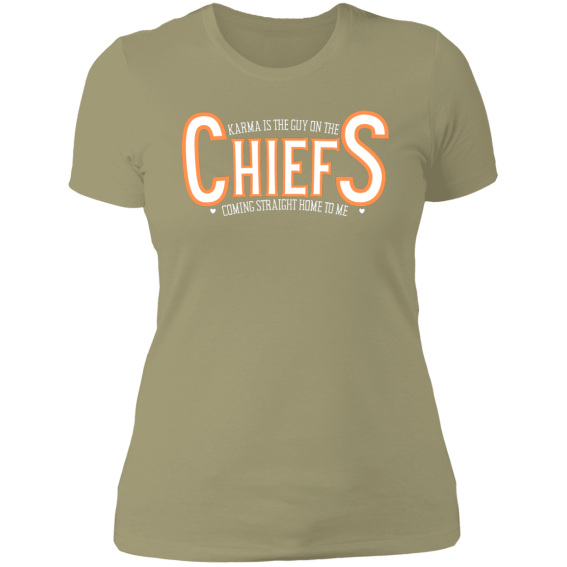 Swifty Karma Kelce Football Love | Jersey # On Back | Ladies' Boyfriend T-Shirt