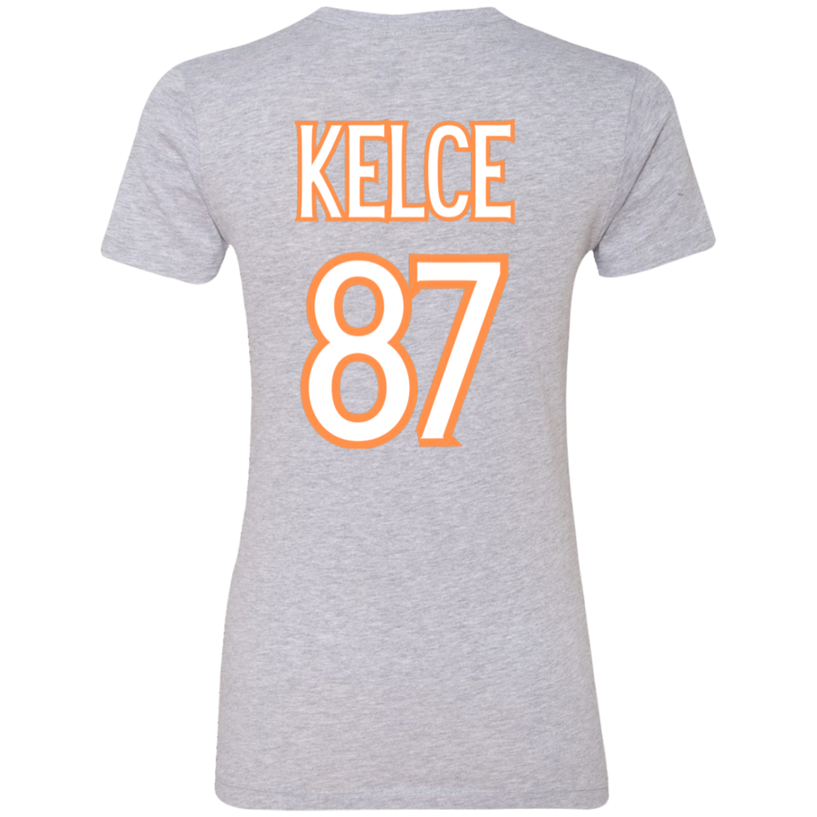 Swifty Karma Kelce Football Love | Jersey # On Back | Ladies' Boyfriend T-Shirt