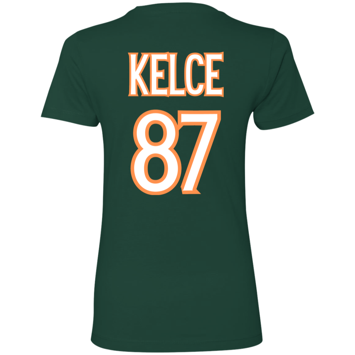 Swifty Karma Kelce Football Love | Jersey # On Back | Ladies' Boyfriend T-Shirt