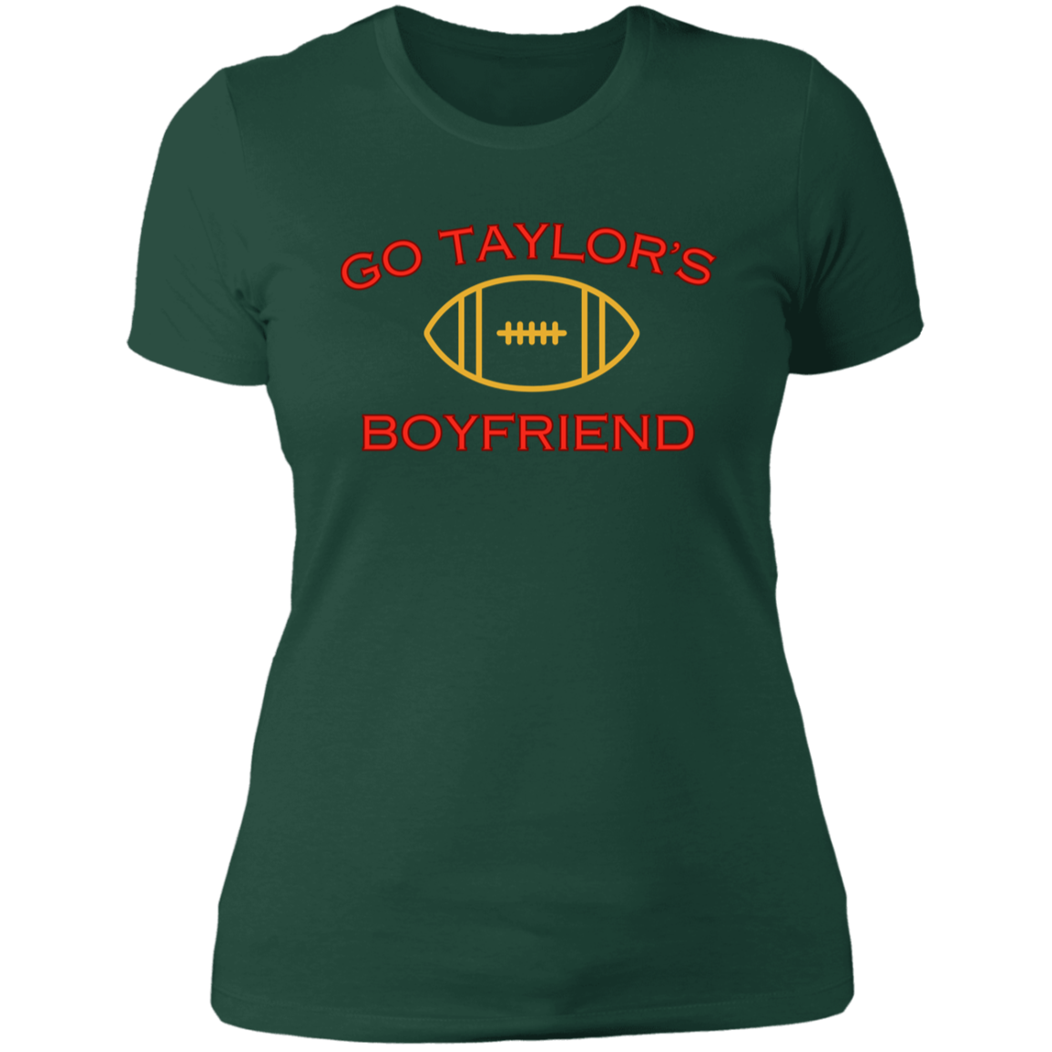 Go Taylor's Boyfriend | Plain Back |Ladies' Boyfriend T-Shirt