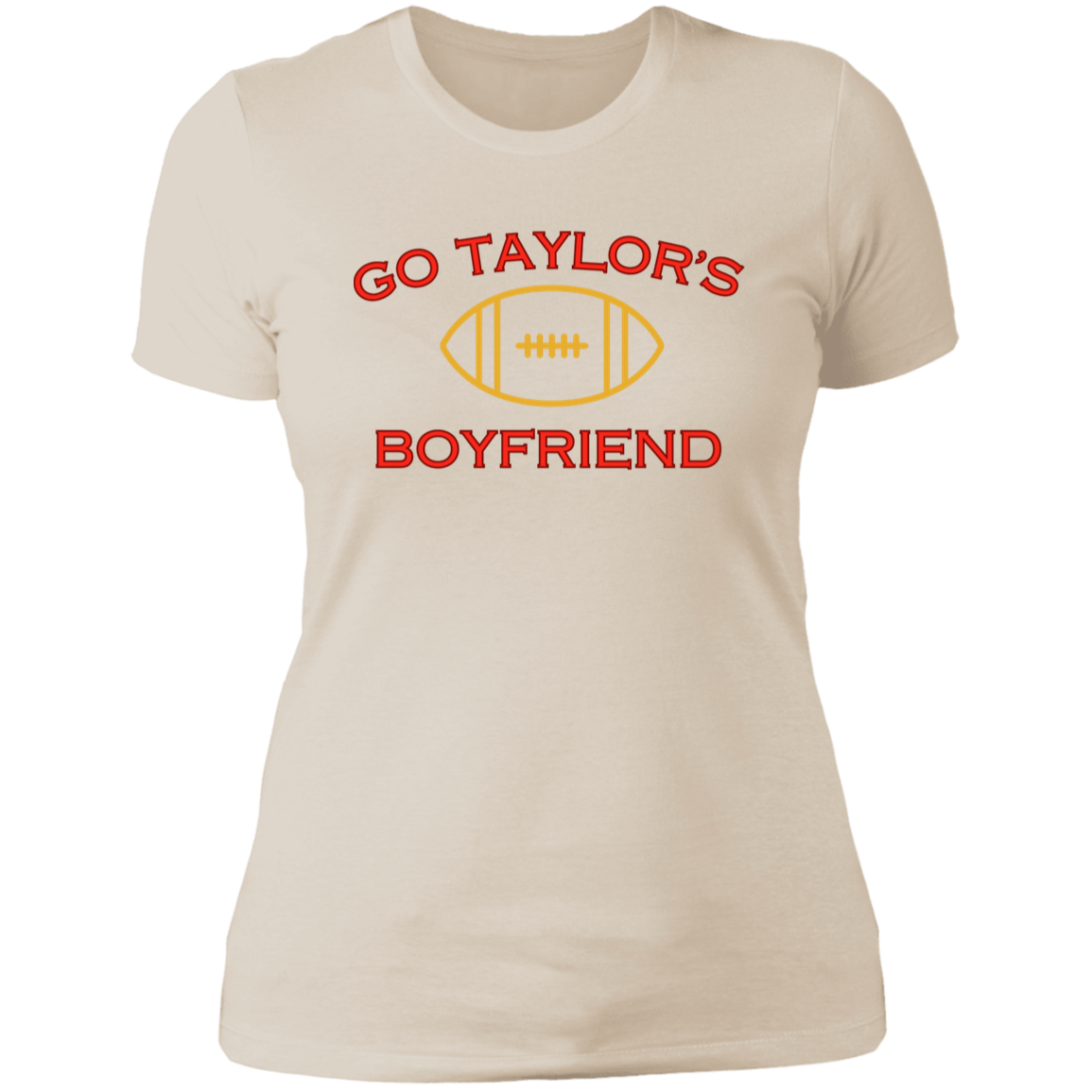 Go Taylor's Boyfriend | Plain Back |Ladies' Boyfriend T-Shirt