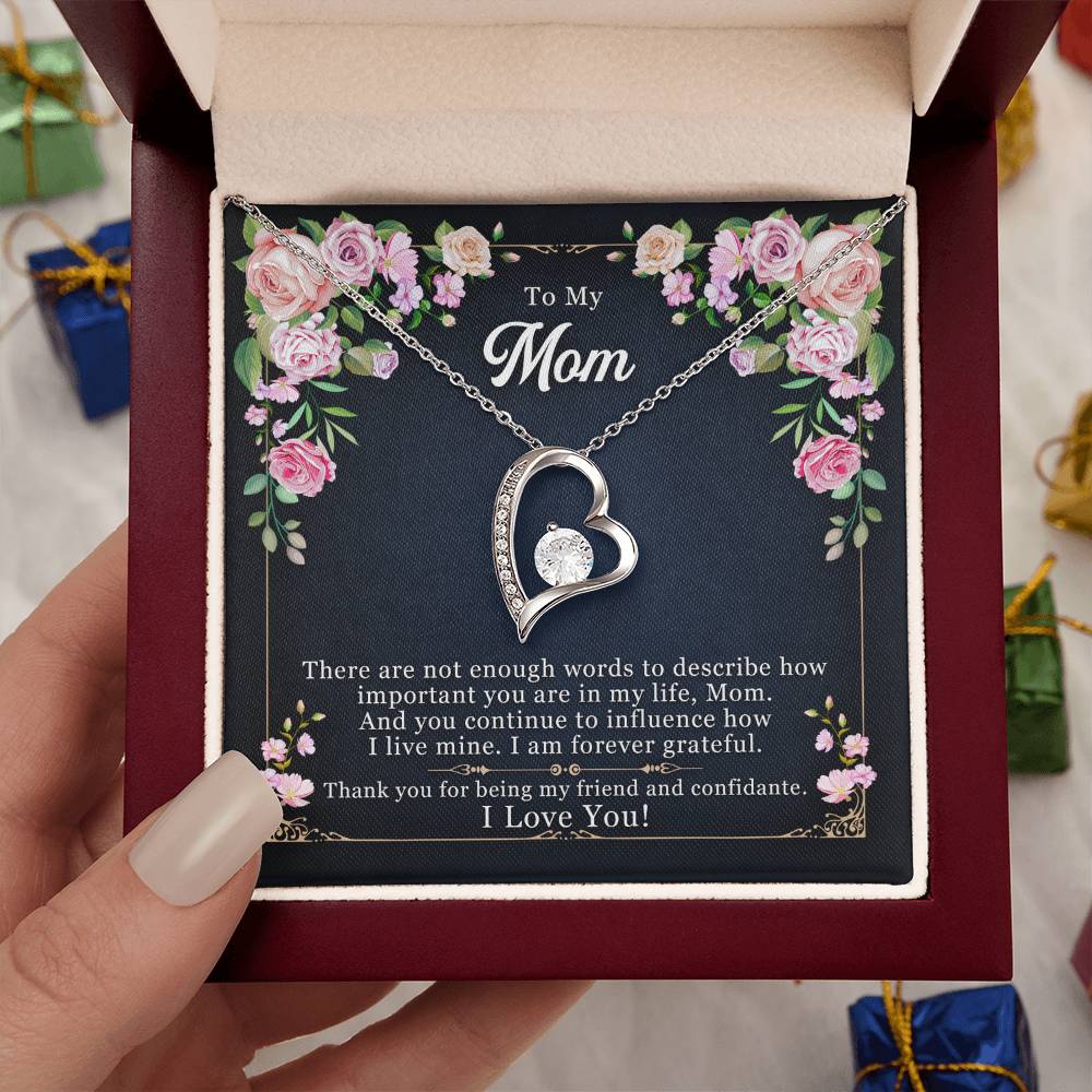 To Mom | I Love You | Forever Love Necklace | Mother's Day | Special Occasion