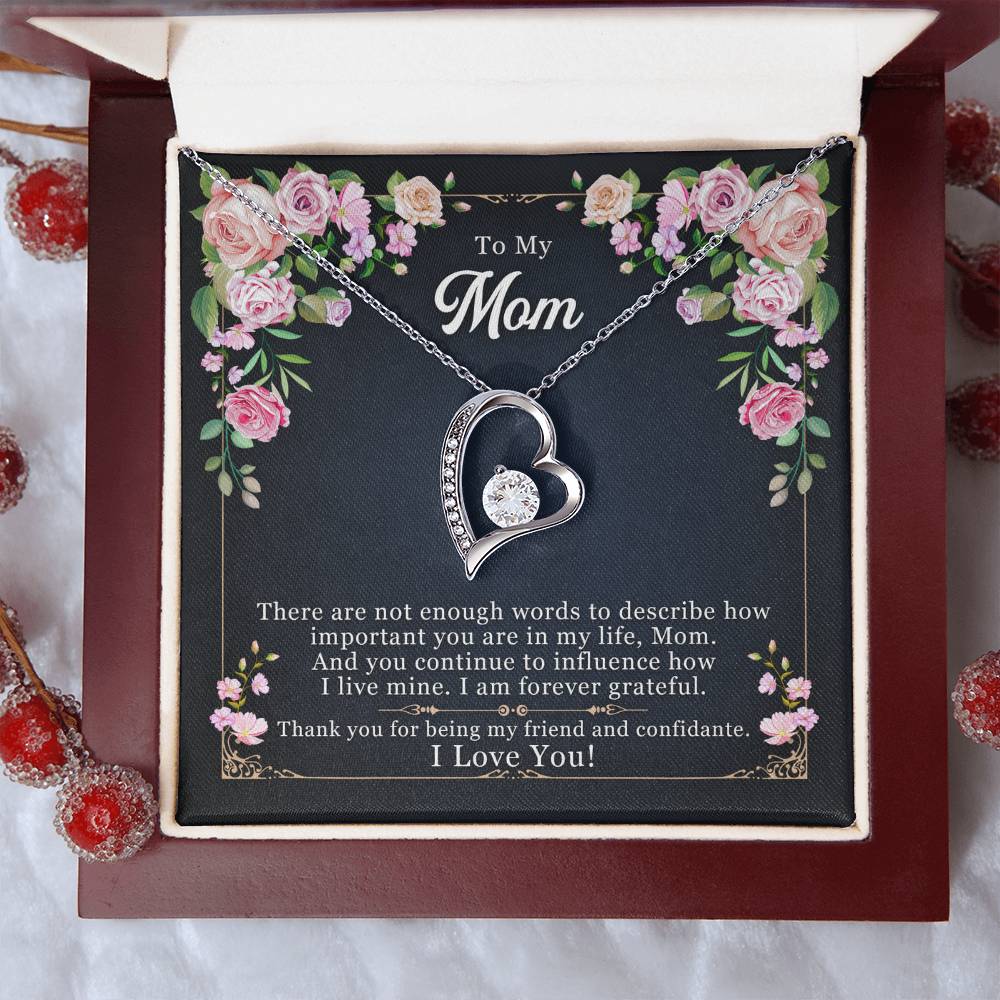 To Mom | I Love You | Forever Love Necklace | Mother's Day | Special Occasion