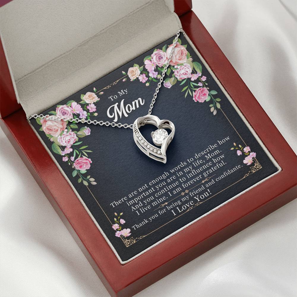 To Mom | I Love You | Forever Love Necklace | Mother's Day | Special Occasion