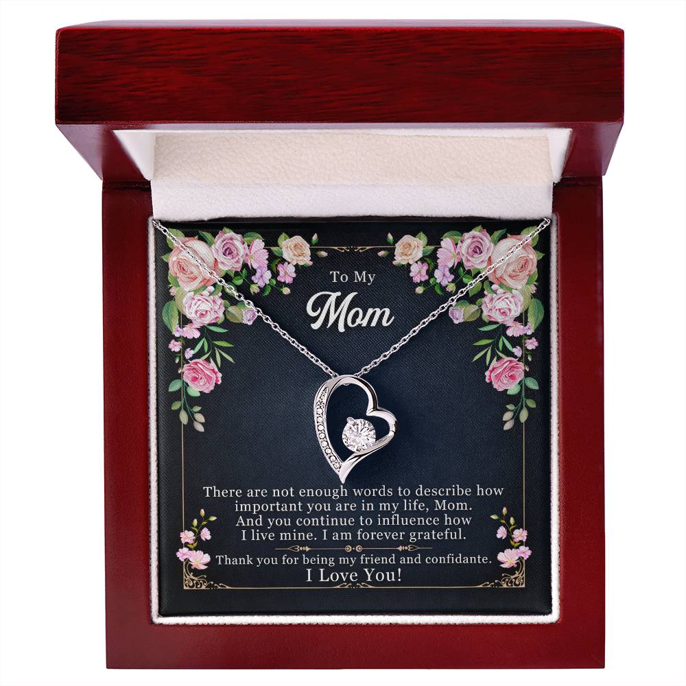 To Mom | I Love You | Forever Love Necklace | Mother's Day | Special Occasion