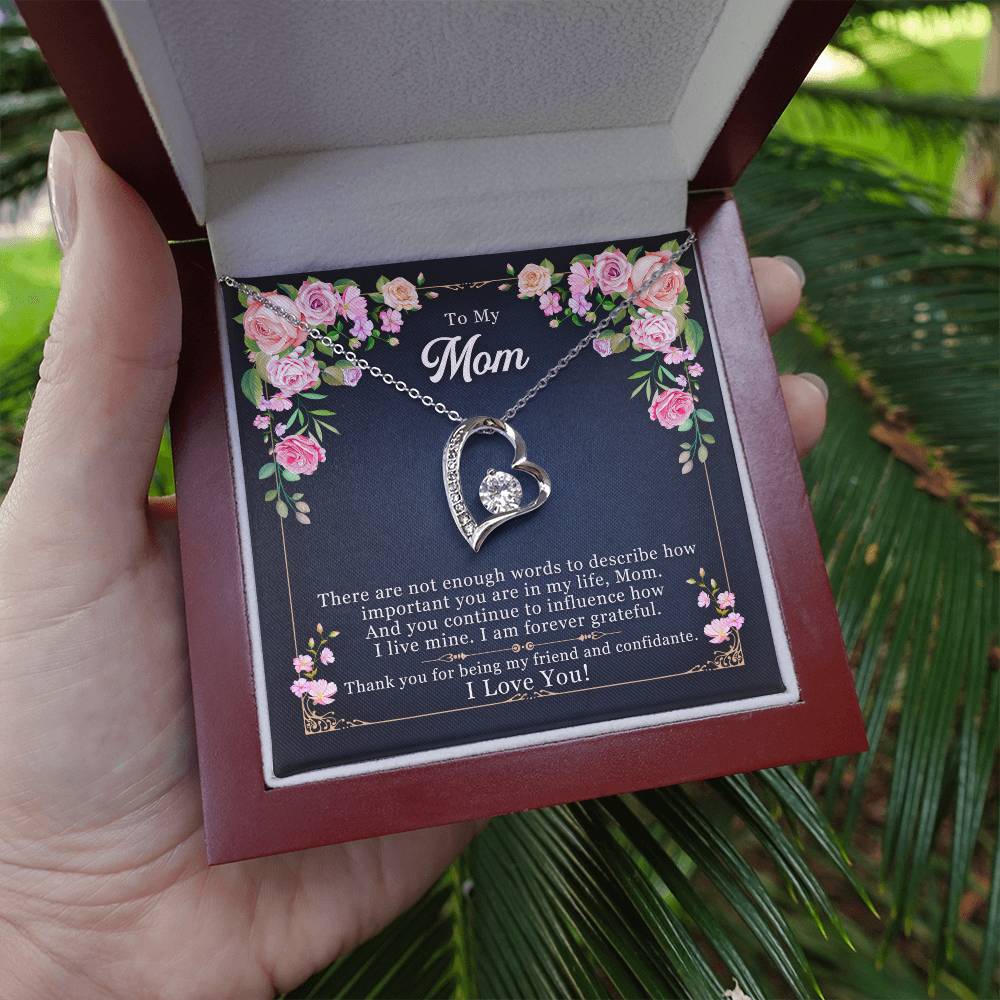 To Mom | I Love You | Forever Love Necklace | Mother's Day | Special Occasion