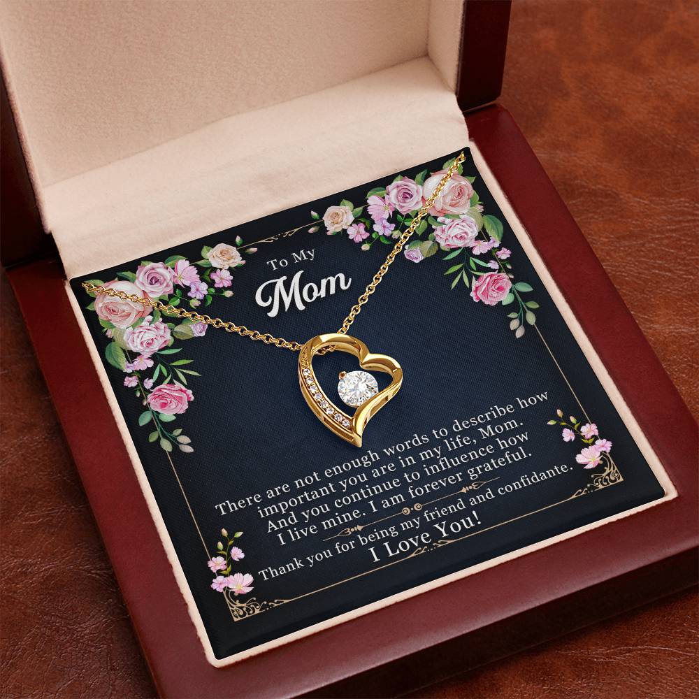 To Mom | I Love You | Forever Love Necklace | Mother's Day | Special Occasion