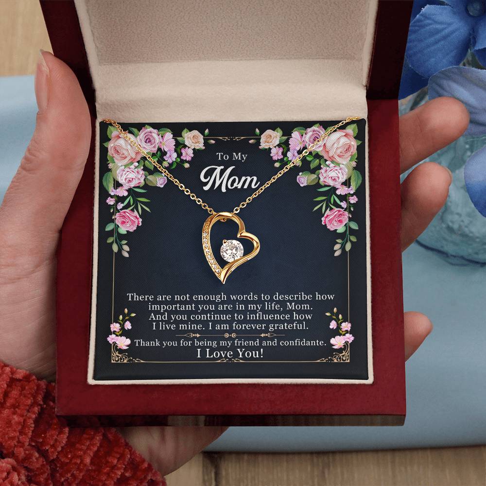 To Mom | I Love You | Forever Love Necklace | Mother's Day | Special Occasion