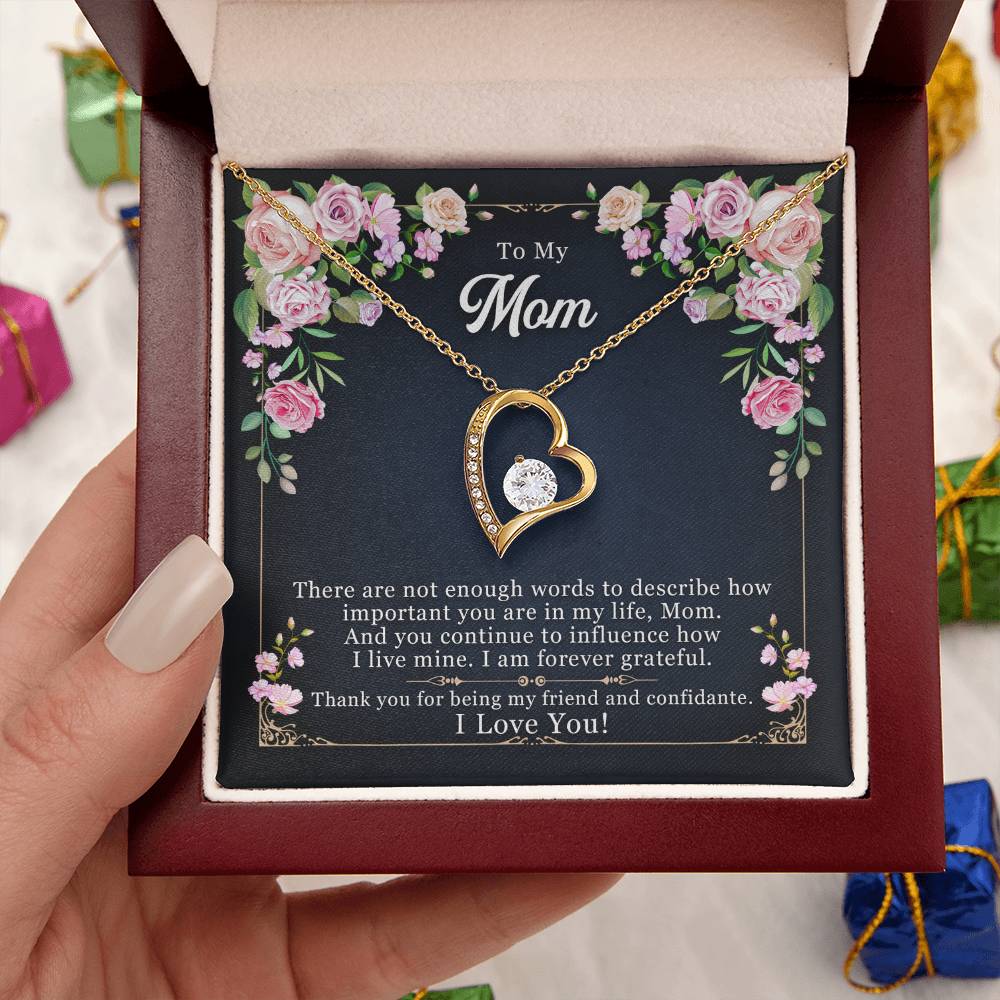 To Mom | I Love You | Forever Love Necklace | Mother's Day | Special Occasion