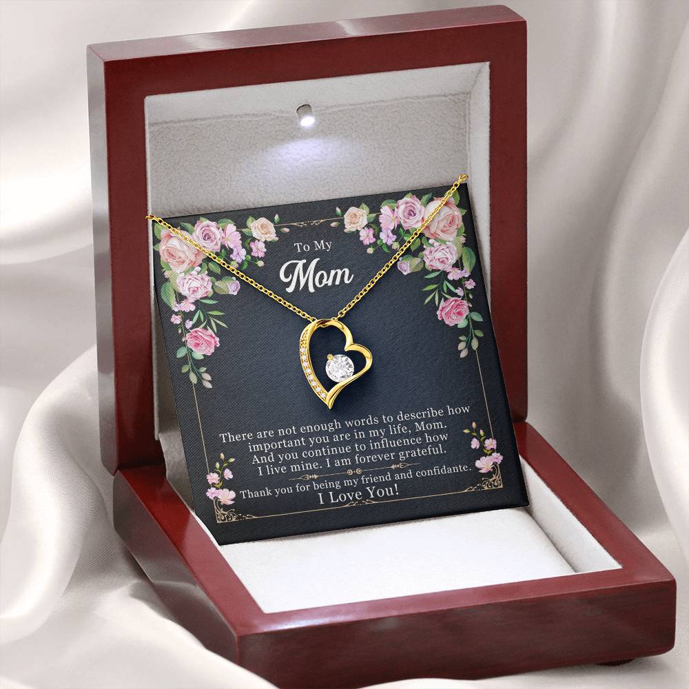 To Mom | I Love You | Forever Love Necklace | Mother's Day | Special Occasion