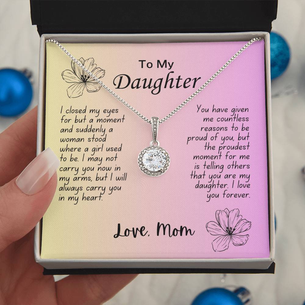 To My Daughter | Eternal Hope Necklace | Proud of You | From Mom