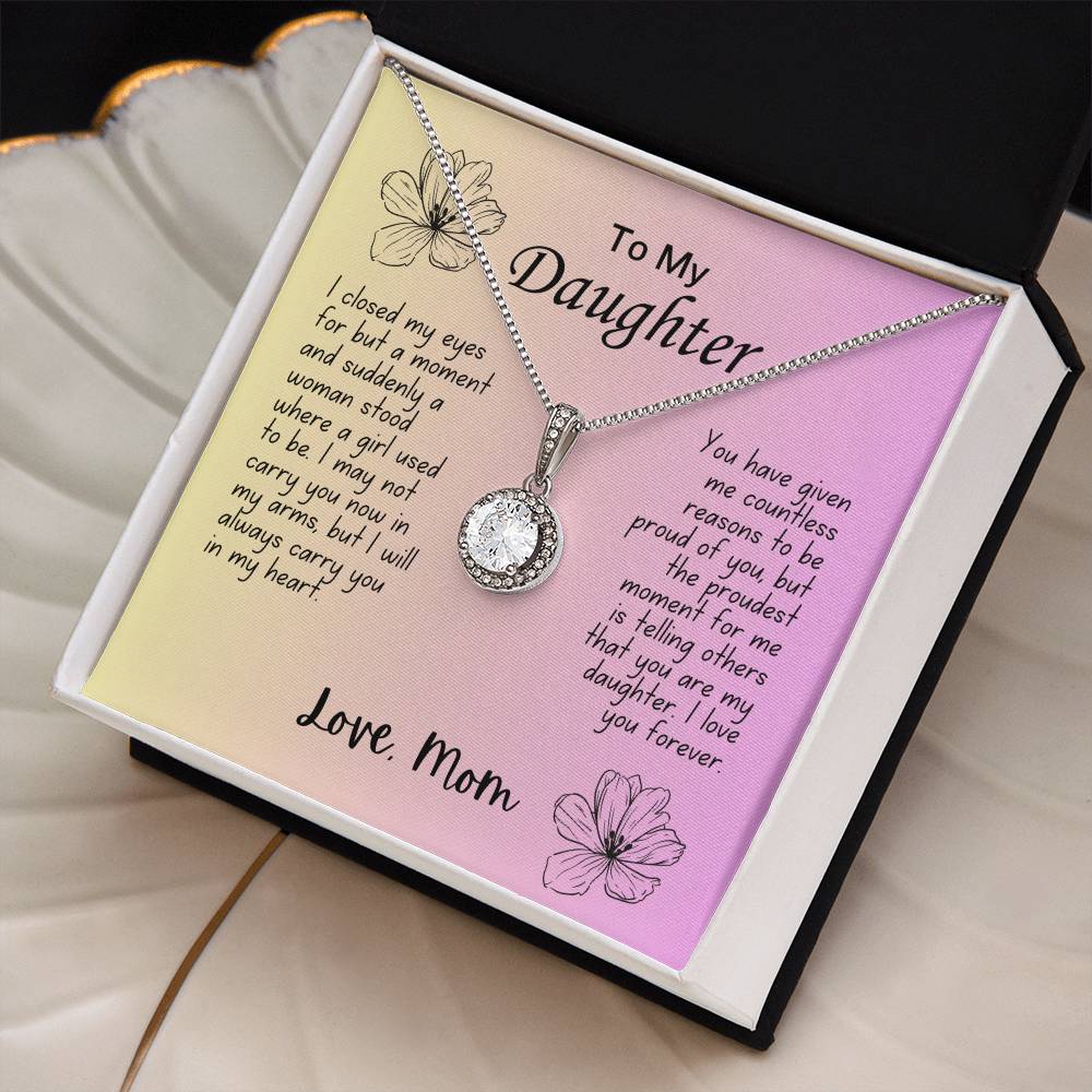 To My Daughter | Eternal Hope Necklace | Proud of You | From Mom