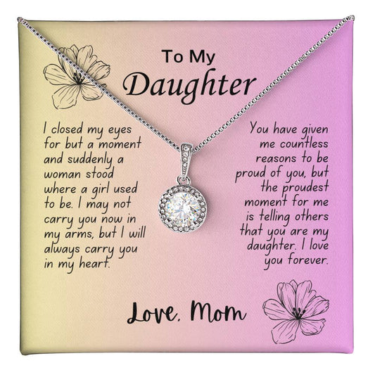 To My Daughter | Eternal Hope Necklace | Proud of You | From Mom