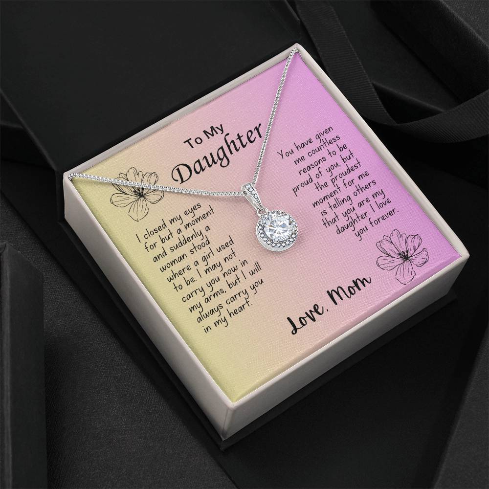 To My Daughter | Eternal Hope Necklace | Proud of You | From Mom