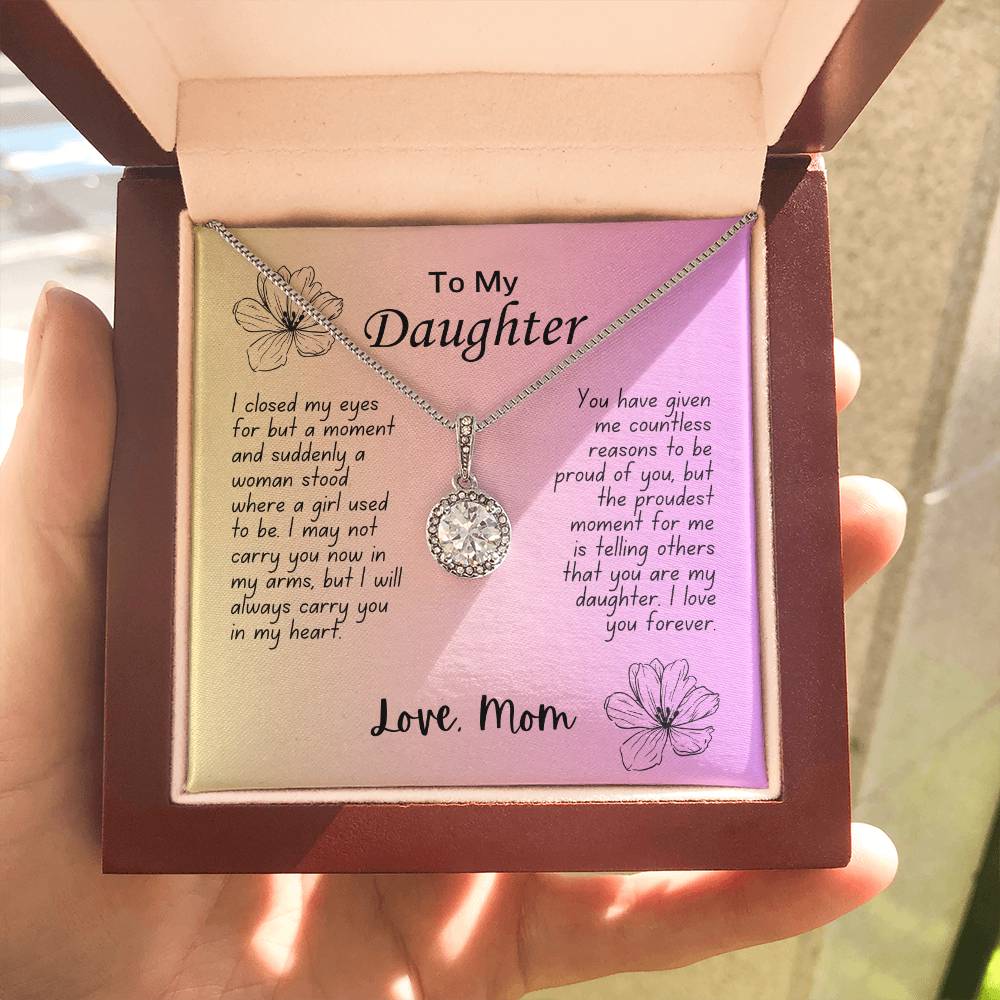 To My Daughter | Eternal Hope Necklace | Proud of You | From Mom