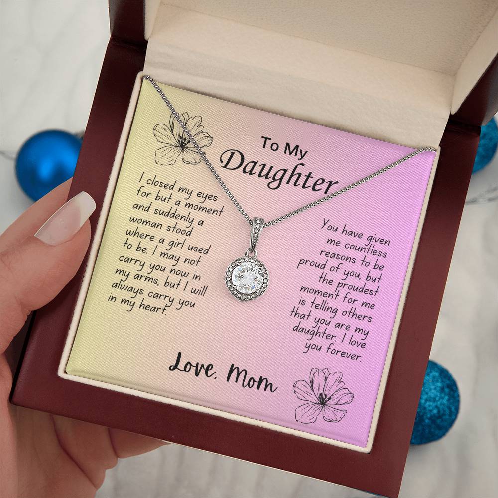 To My Daughter | Eternal Hope Necklace | Proud of You | From Mom