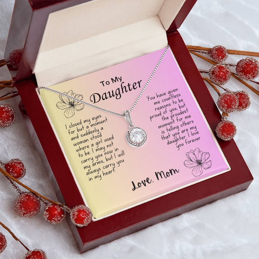 To My Daughter | Eternal Hope Necklace | Proud of You | From Mom