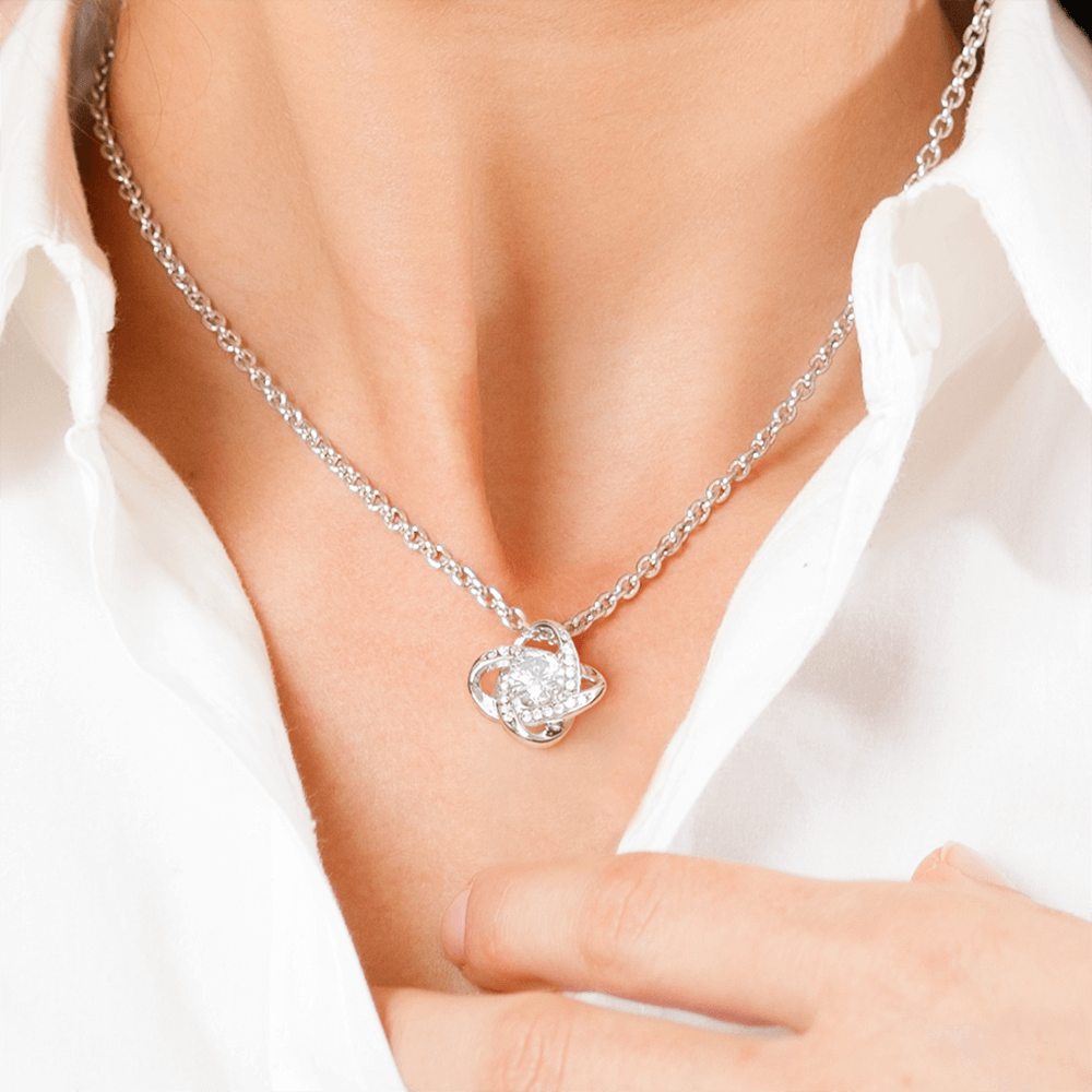 To My Beautiful Future Wife | Your First Kiss | Love Knot Necklace