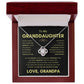 To Granddaughter | From Grandpa | Straighten Your Crown | Love Knot Necklace