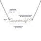 Personalized Name Heart Necklace