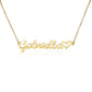 Personalized Name Heart Necklace